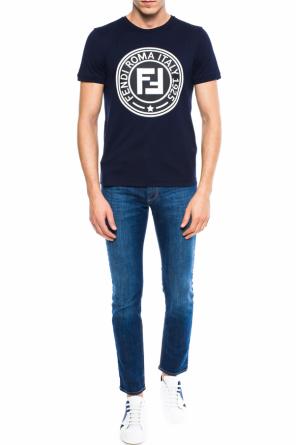 T-shirt with a logo, zdjęcie 2 T-shirt with a logo od Fendi
